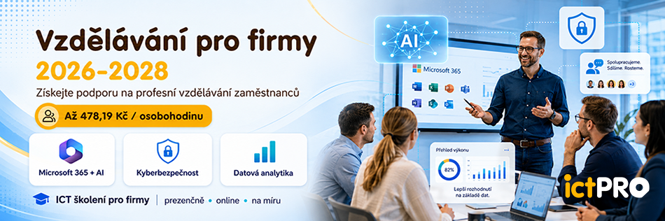 Dotace na vzdělávání zaměstnanců 2026-2028